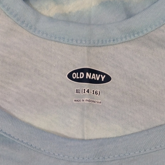 Old Navy Blue Striped Lattice Back Dress NWOT - Picture 4 of 4